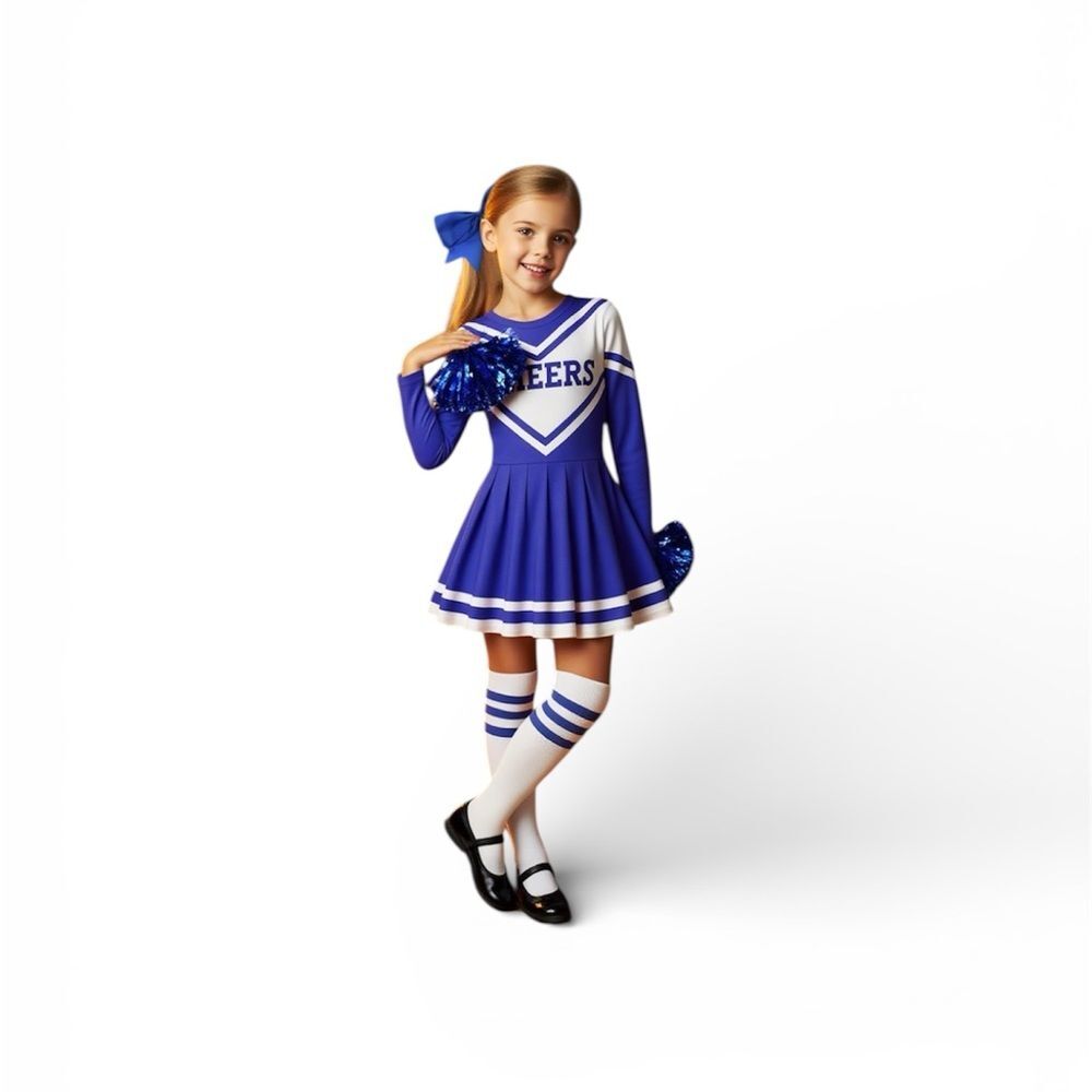 NEW Cheerleader Costume Set Sz 9-10 Y